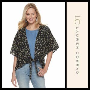 LC Lauren Conrad Floral Kimono NWT OS